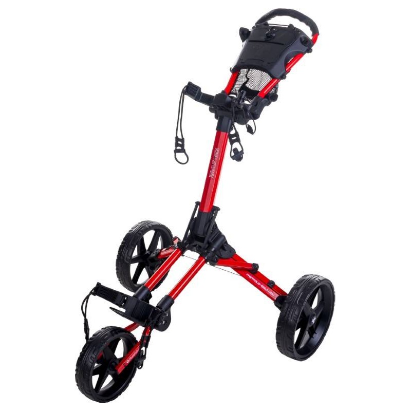 Fastfold Square golftrolley - compacte golfkar (rood) FF4900270 FastFold Golftrolleys