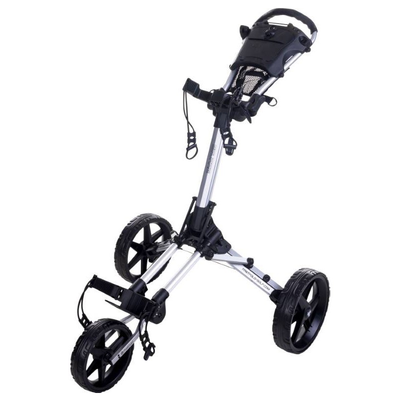 Fastfold Square golftrolley - compacte golfkar (zilver) FF4900290 FastFold Golftrolleys