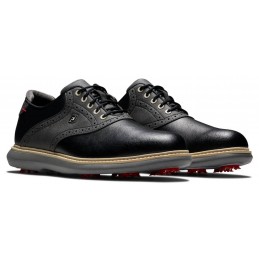 Footjoy Traditions heren golfschoen (zwart) 57904 Footjoy Golfschoenen