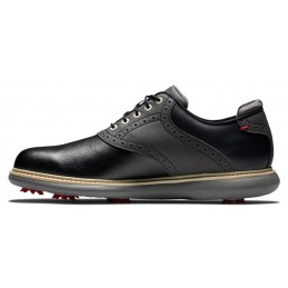 Footjoy Traditions heren golfschoen (zwart) 57904 Footjoy Golfschoenen
