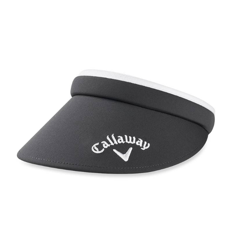 Callaway dames clip golf visor - zonneklep (donkergrijs) 5220181 Callaway Golf Golfkleding