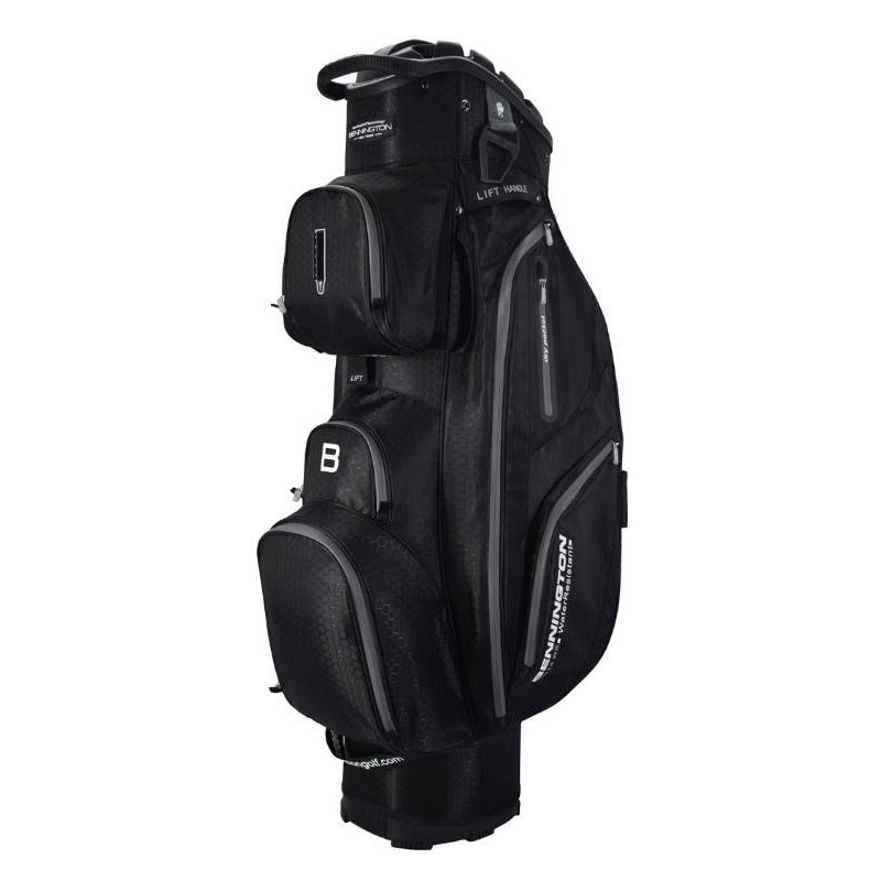 Bennington Quiet Organizer 14 Lite golftas (zwart) QO14-B Bennington Golf Golftassen