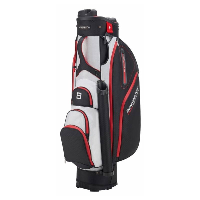 Bennington Quiet Organizer 9 golf cartbag (zwart-wit-rood) BQO9-BWR Bennington Golf Golftassen