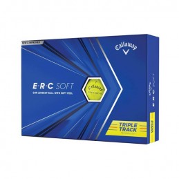 Callaway ERC Soft Triple Track golfballen dozijn geel 642795612 Callaway Golf Golfballen