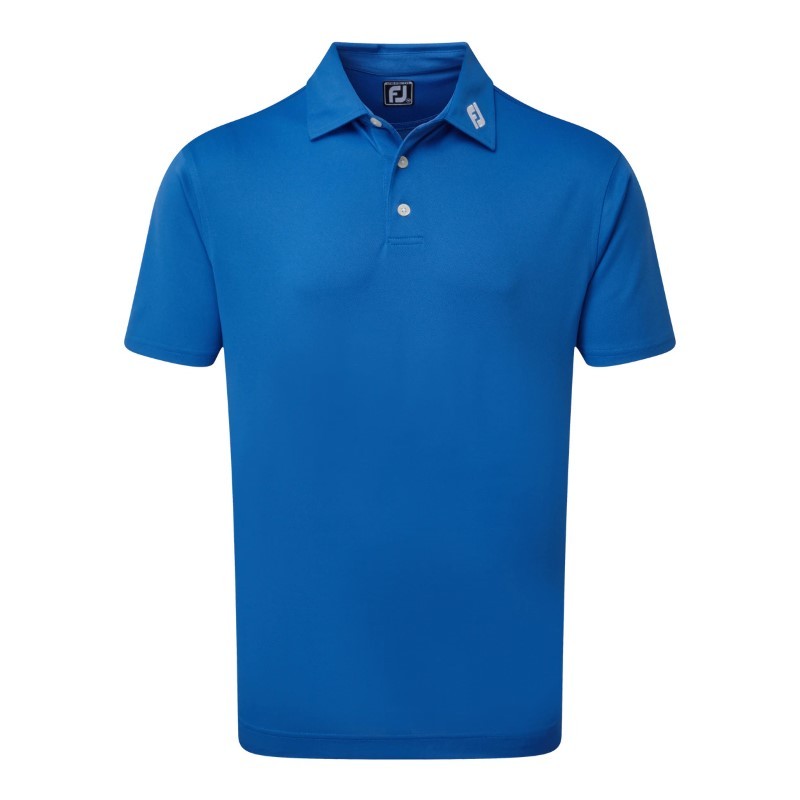 Stretch Pique heren polo shirt kobaltblauw kopen? Golf123