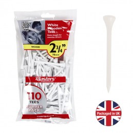 Masters houten golftees wit...