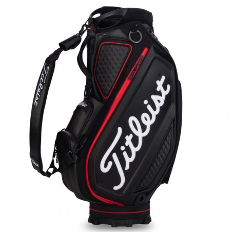 Telemacos Te halsband Titleist Tour Staff Bag Jet Black - Golftas kopen? Golf123