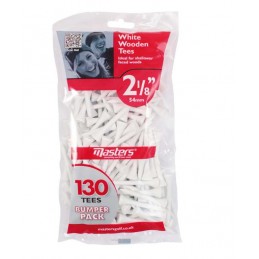Masters houten golftees wit...