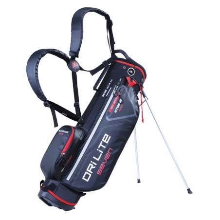 Big Max Dri Lite Seven golf draagtas - standbag (zwart-rood)