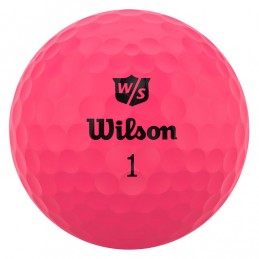 Wilson Staff Duo Optix matte golfballen 13 stuks (roze)