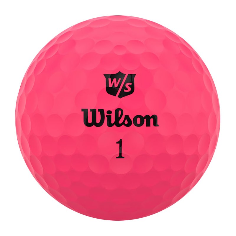 Wilson Staff Duo Optix matte golfballen 13 stuks (roze)