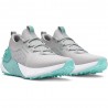 Under Armour Phantom dames golfschoen (grijs-turquoise)