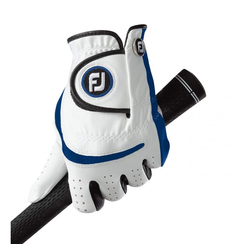FootJoy Junior golfhandschoen - links (wit/blauw) 65932E Footjoy Golfhandschoenen