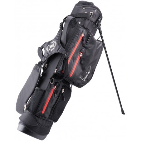 Lanig Traveller Waterdichte Standbag (zwart) LG100401 Silverline Golf Golftassen