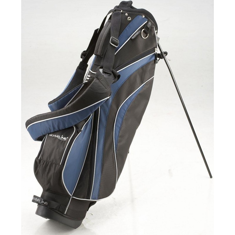 Silverline Sydney golf standbag (zwart/blauw) 180606 Silverline Golf Golftassen