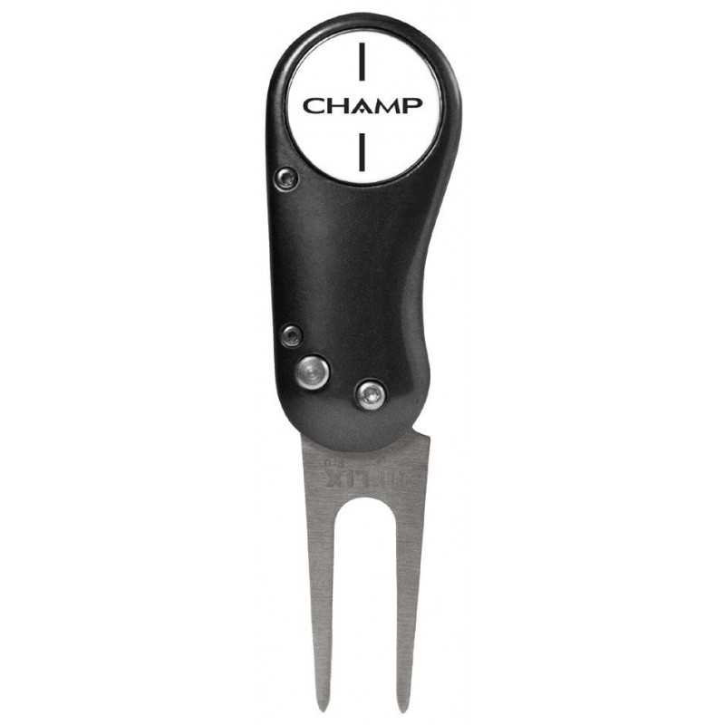 Champ Flix pitchfork Pro (zwart) 142655 Champ Golfspikes Golfaccessoires Champ Flix pitchfork Pro (zwart) 142655 Champ Golfspikes Golfaccessoires