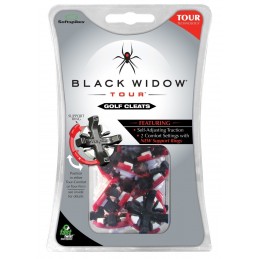 Softspikes Black Widow Tour golfspikes (fast twist) TS6304001  Softspikes Losse spikes