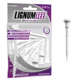Lignum Tees 53 mm 12 stuks (wit) LI6200007 Lignum Golf Golf tees