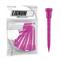Lignum Tees 72 mm 12 stuks (roze) LI6200022 Lignum Golf Golf tees