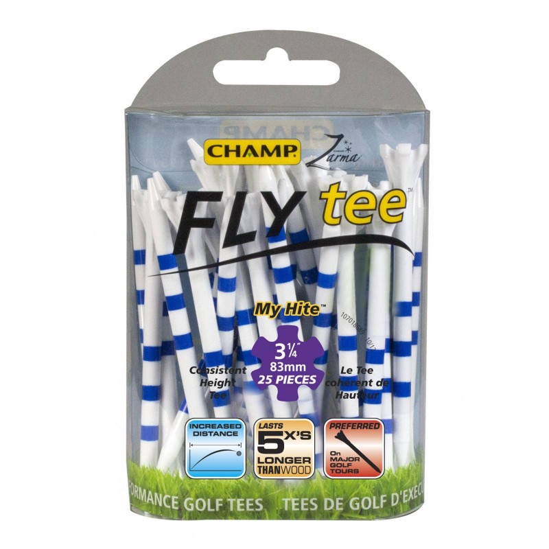 Champ FLYtee My Hite 3 1/4 inch 83mm tees 153734 Champ Golfspikes Golfaccessoires