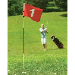 Pure4Golf golf oefenhole met vlag - golfvlag P2I641280 Pure2Improve Golf oefenmateriaal