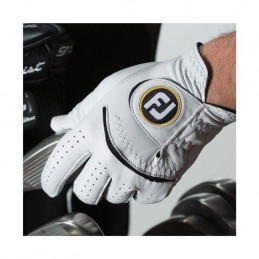 Footjoy StaSof heren golfhandschoen links (parelgrijs) 66792E Footjoy Golfhandschoenen