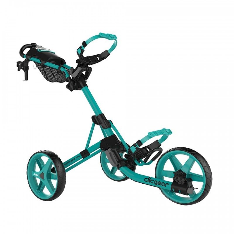 Clicgear 4.0 golftrolley - golfkar (turquoise) 1940-MATL Clicgear Golf Golftrolleys