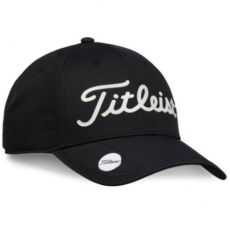 Titleist Performance Ball Marker Cap (zwart/wit) TH9APBMEA-01 Titleist Golf Golfkleding