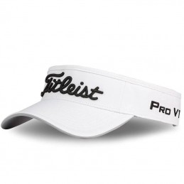 Titleist Tour Performance golf visor (wit/zwart) TH7VTPEA-1 Titleist Golf Golfkleding