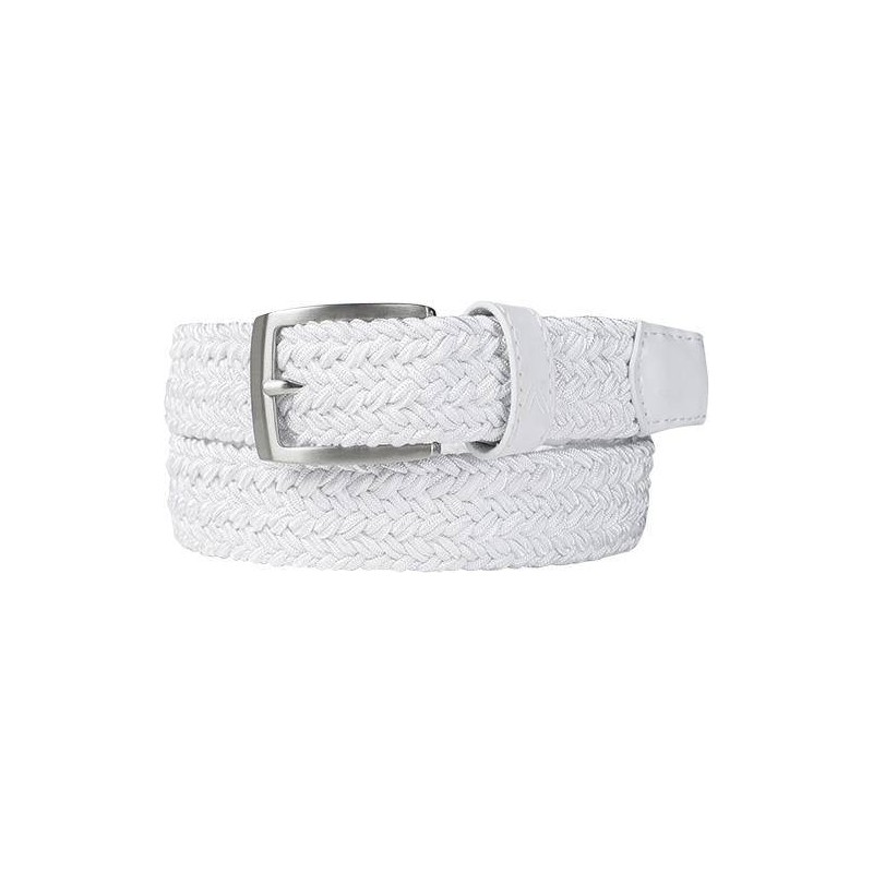 Alberto geweven riem (wit) 0100 8330 (100) Alberto Golfkleding