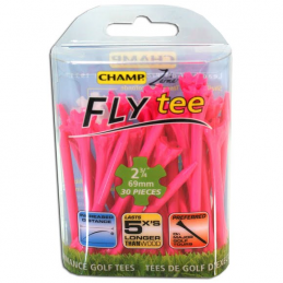 Champ Zarma FLYtee 2 3/4 inch 69mm tees (roze) 95509 Champ Golfspikes Golfaccessoires