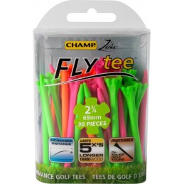 Champ Zarma FLYtee 2 3/4 inch 69mm tees (multi) 92563 Champ Golfspikes Golfaccessoires