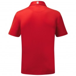 FootJoy Stretch Pique heren golfpolo shirt (rood) 91825 Footjoy Golfkleding