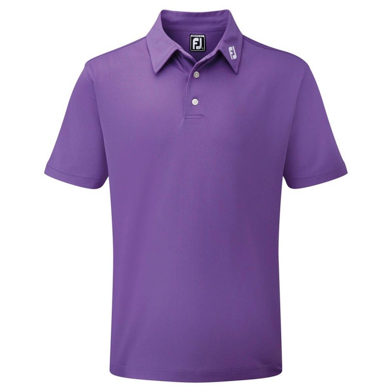 FootJoy Stretch Pique heren golfpolo shirt (paars) 91796 Footjoy Golfkleding