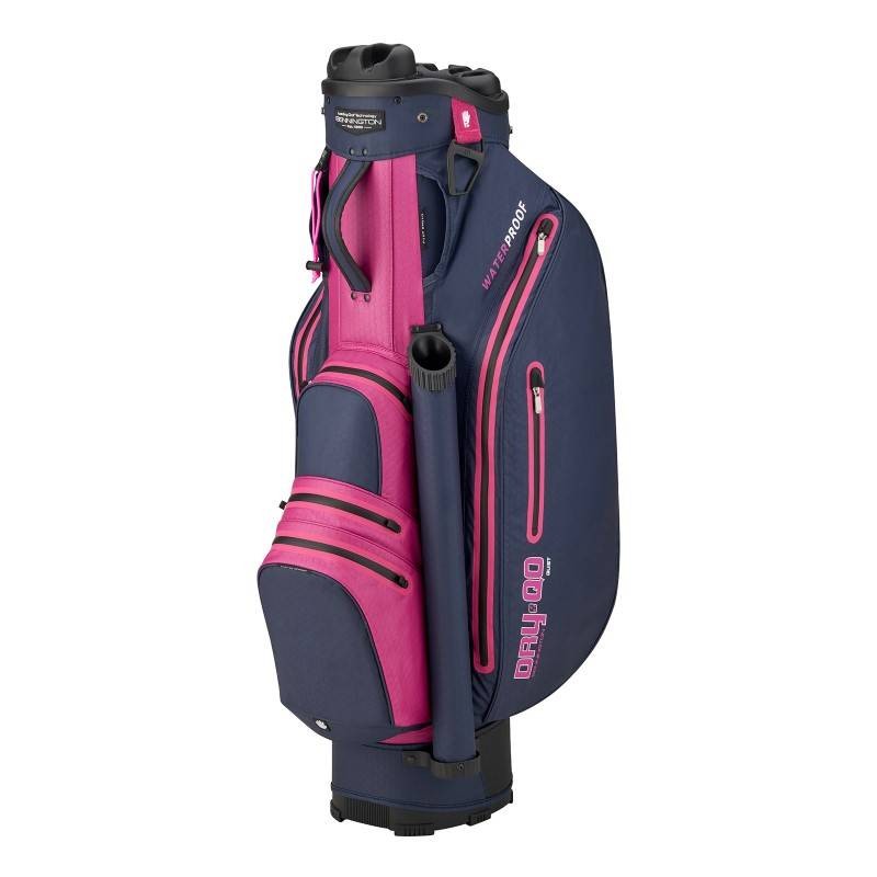 Bennington Dry Quiet Organizer waterdichte golf cartbag (marineblauw-roze-paars) QODB-NPP Bennington Golf Golftassen