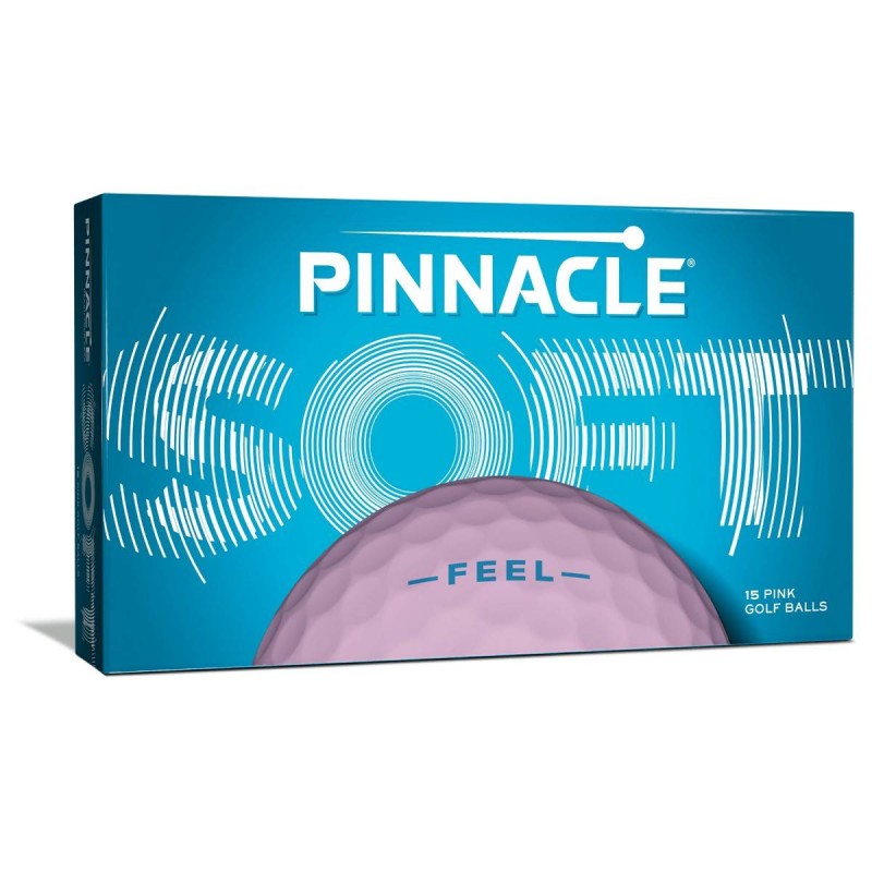 Pinnacle Soft golfballen 15 stuks (roze) P6325S-15PBIL Pinnacle Golfballen Pinnacle Soft golfballen 15 stuks (roze) P6325S-15PBIL Pinnacle Golfballen