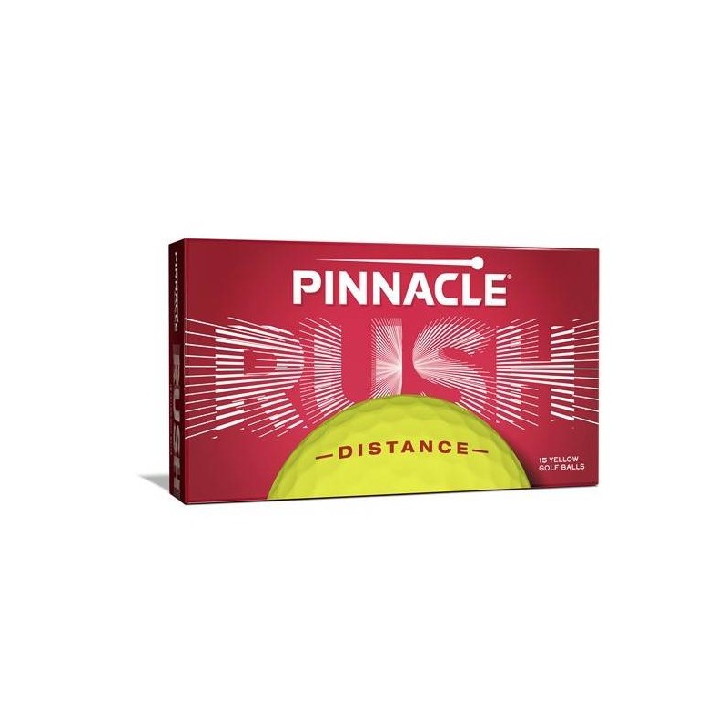 Pinnacle Rush golfballen 15 stuks (geel) P4134S-15PBIL Pinnacle Golfballen